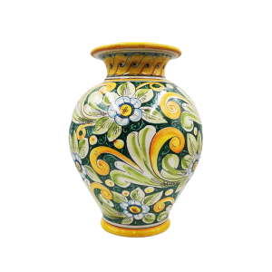 vaso in ceramica siciliana di Caltagirone
