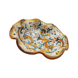 centro tavola in ceramica siciliana di Caltagirone