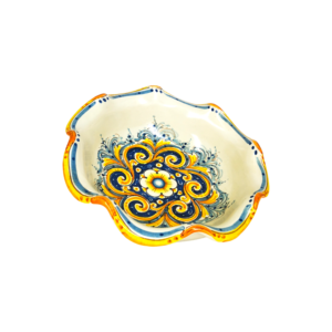 centro tavola in ceramica siciliana di Caltagirone